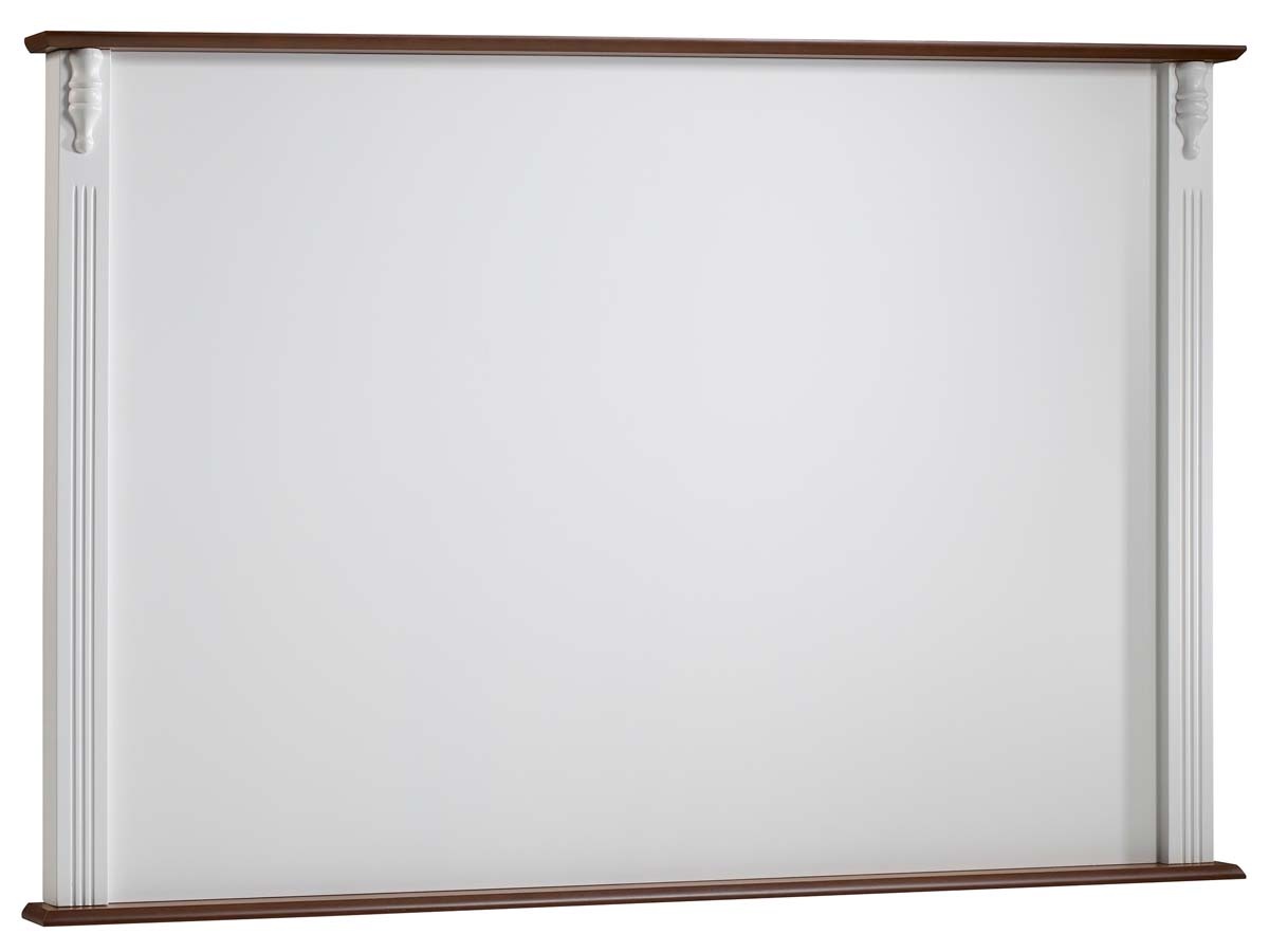 Painel Para TV 93 x 150 x 7,5 cm (A x L x P) - Cor Branco Imbuia Glazer