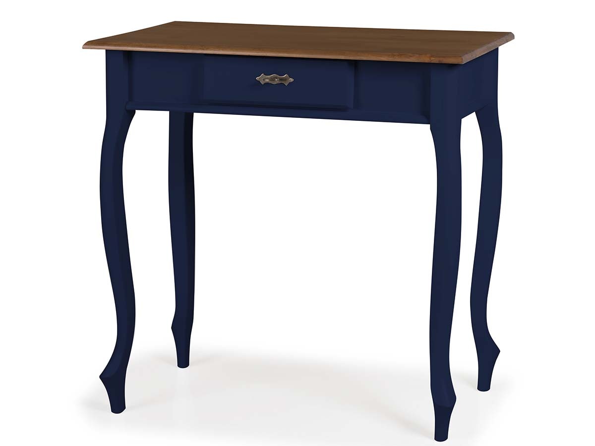 Aparador Linz Pés Luis XV 76 x 80 x 35 cm (A x L x P) - Cor Azul Petróleo - Imbuia Glazer