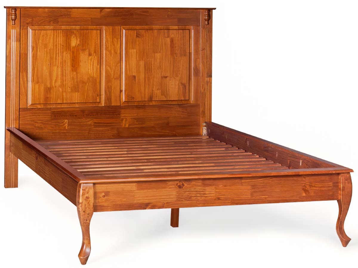 Cama de Casal de Madeira Hanover 123 x 168 x 203 cm (A x L x P)