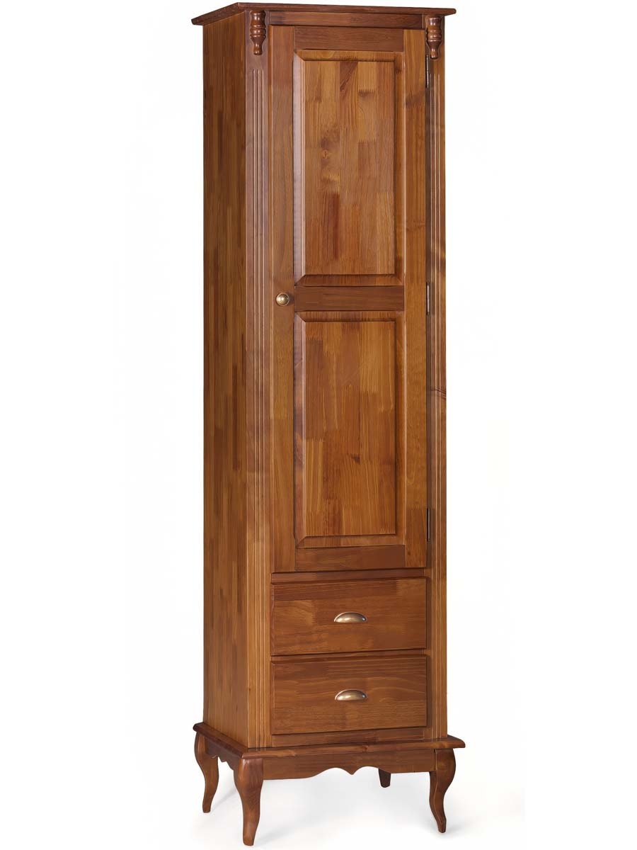 Roupeiro 01 Porta 02 Gavetas 205 x 58 x 50 cm (A x L x P) - Cor Personalizável