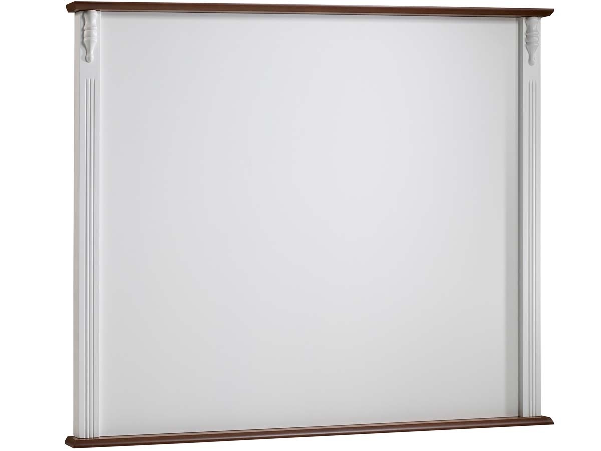 Painel Para TV Até 43 Polegadas 93 x 120 x 7,5 cm (A x L x P) - Cor Branco Imbuia Glazer