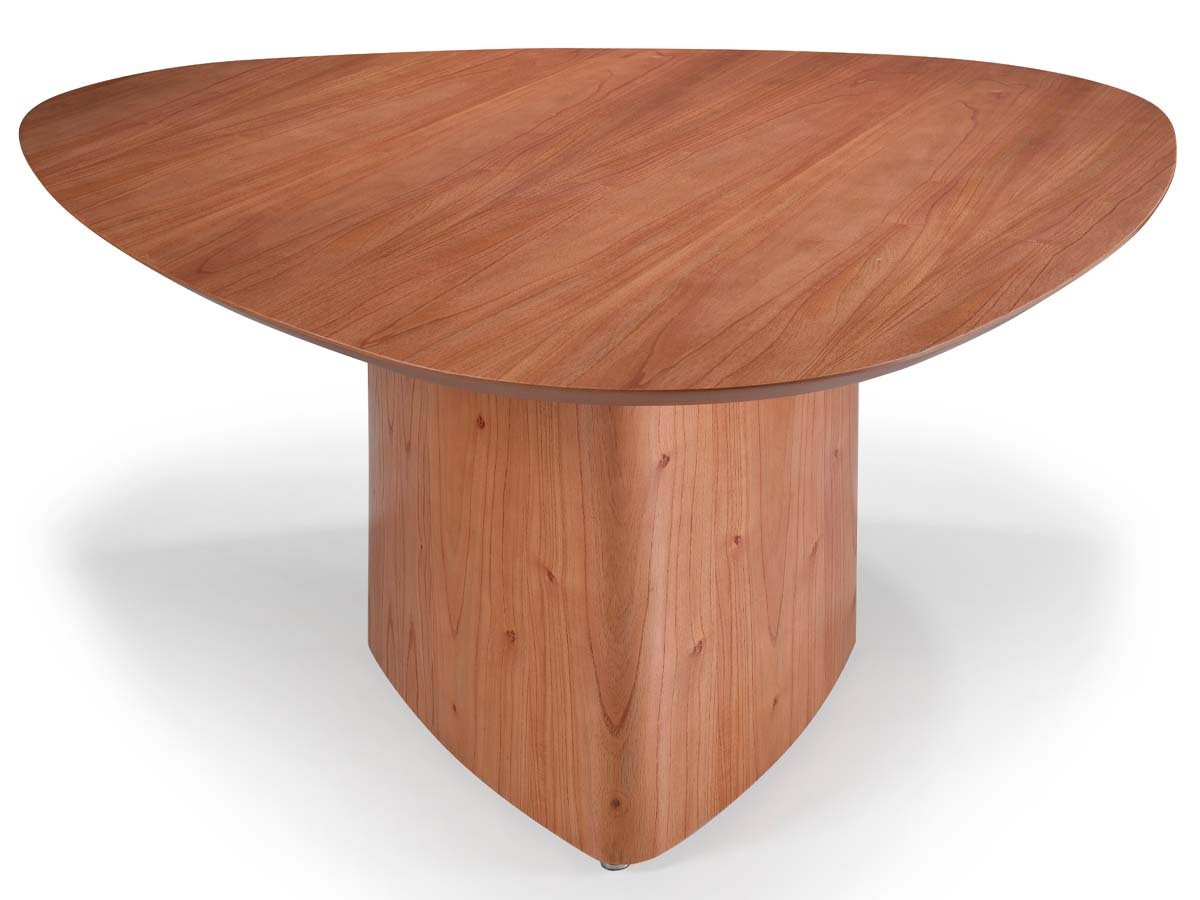 Mesa de Jantar Triangular Taylor 150 x 150 x 78 cm (C x L x A) -  Cor Pinhão