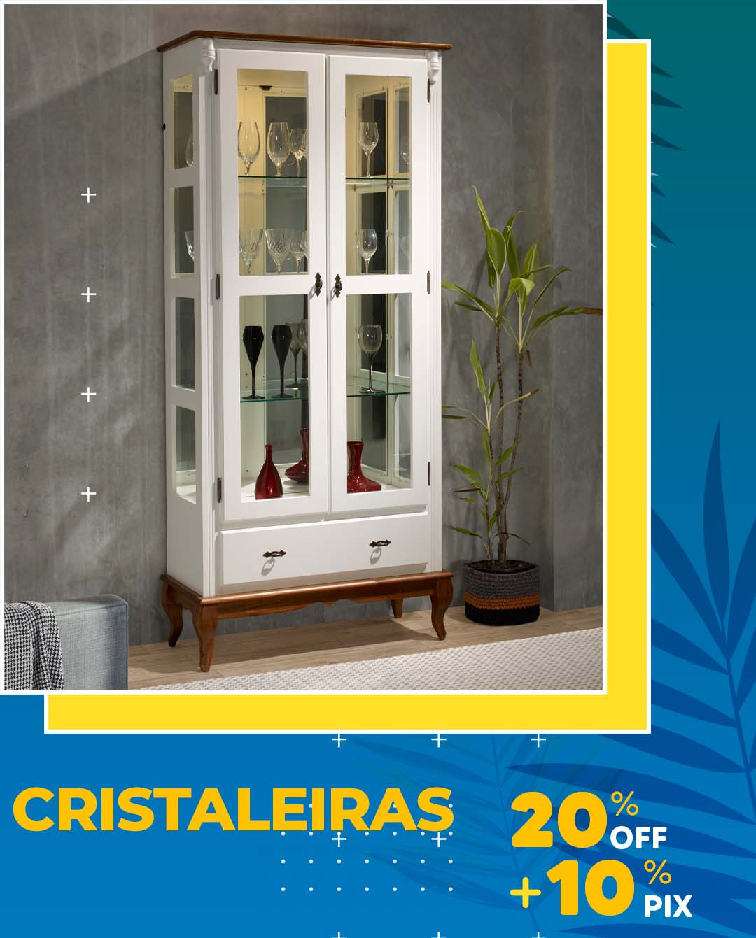cristaleira 20% off liquida verão