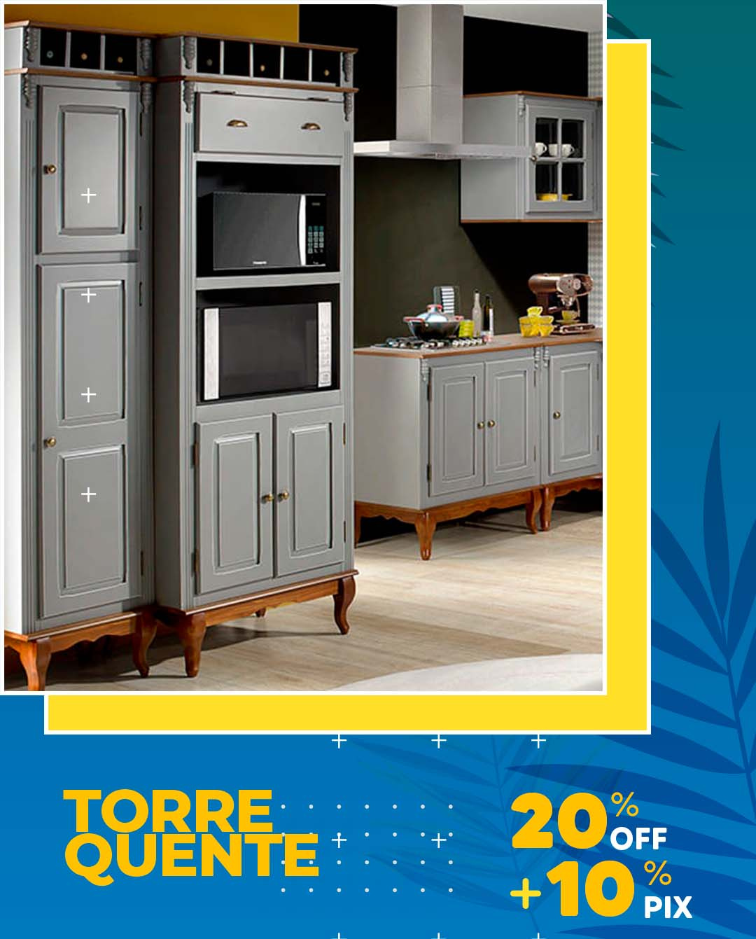torre quente 20% off liquida verão