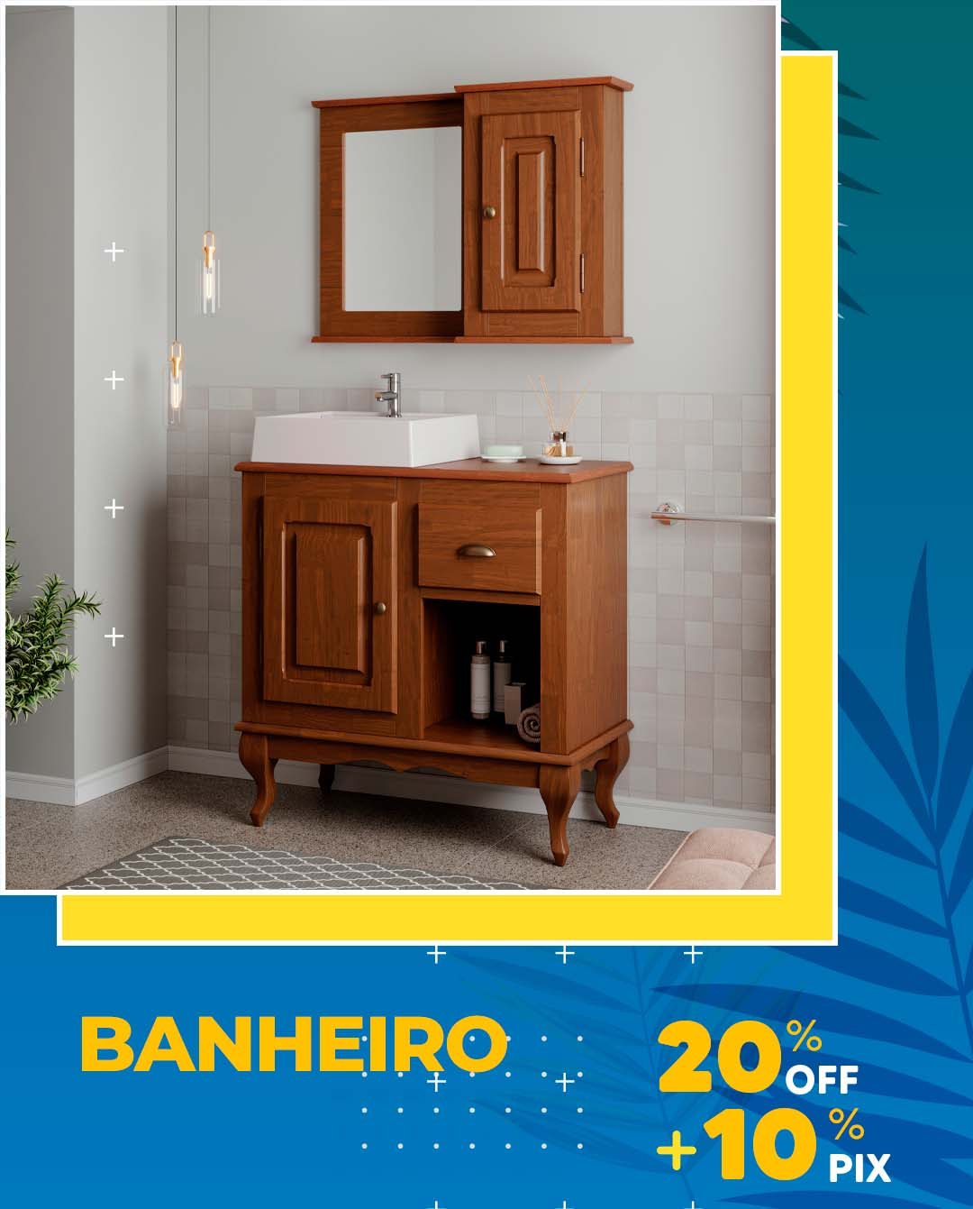 banheiro 20% off liquida verão