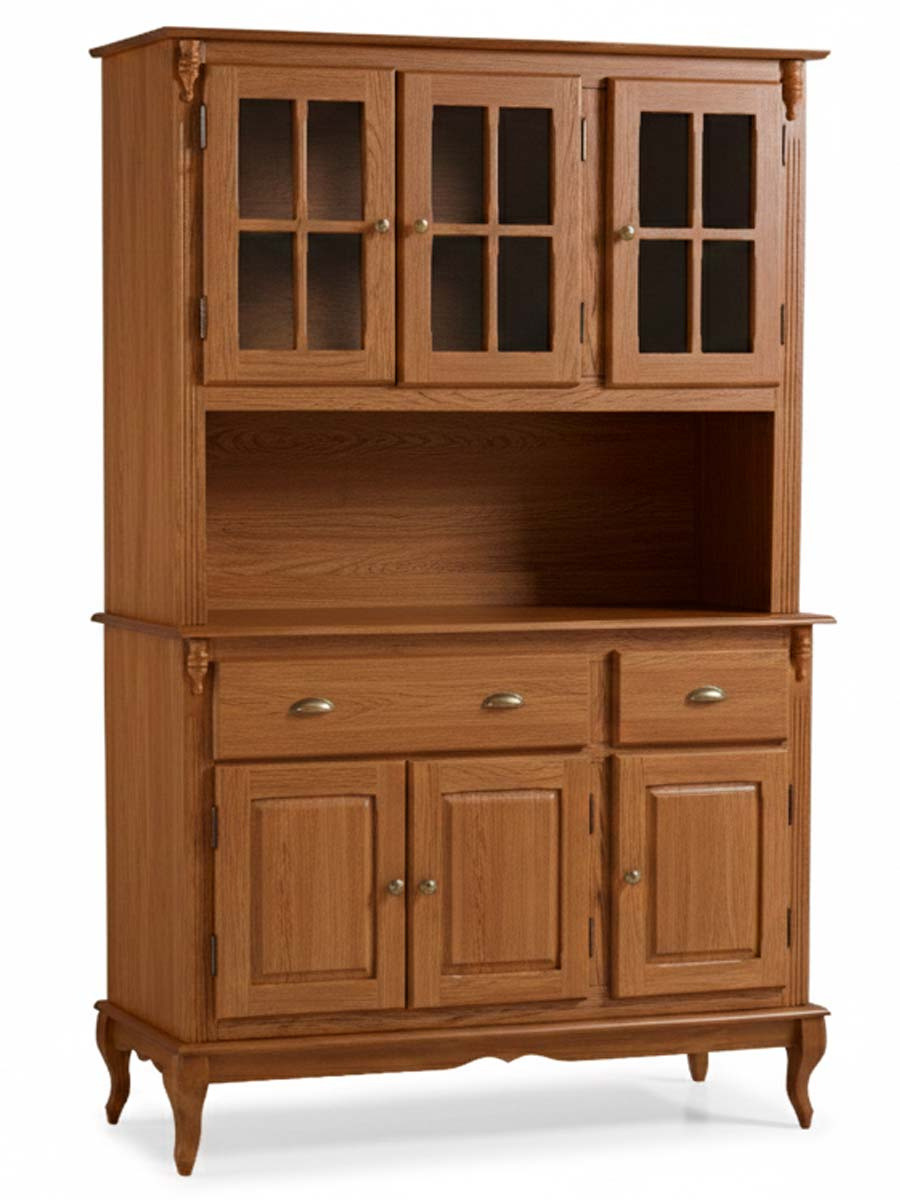 Arca Oratório Hanover 3 portas + Nicho 205 x 132 x 45 cm (A x L x P) - Cor Imbuia Glazer