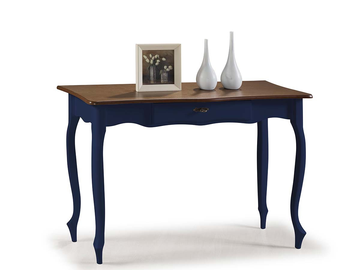 Aparador Linz Pés Luis XV 76 x 115 x 40 cm (A x L x P) - Cor Azul Petróleo - Imbuia Glazer