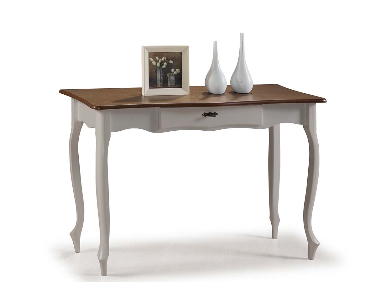 Aparador Linz Pés Luis XV 76 x 115 x 40 cm (A x L x P) - Cor Offwhite - Imbuia Glazer