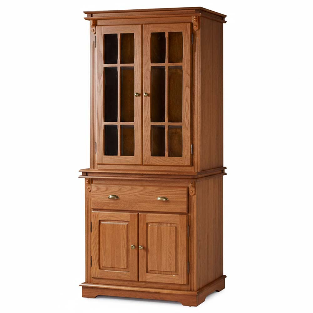 Arca Oratório Manchester 2 Portas 1 Gaveta 200 x 90 x 45 cm (A x L x P) - Cor Imbuia Glazer 