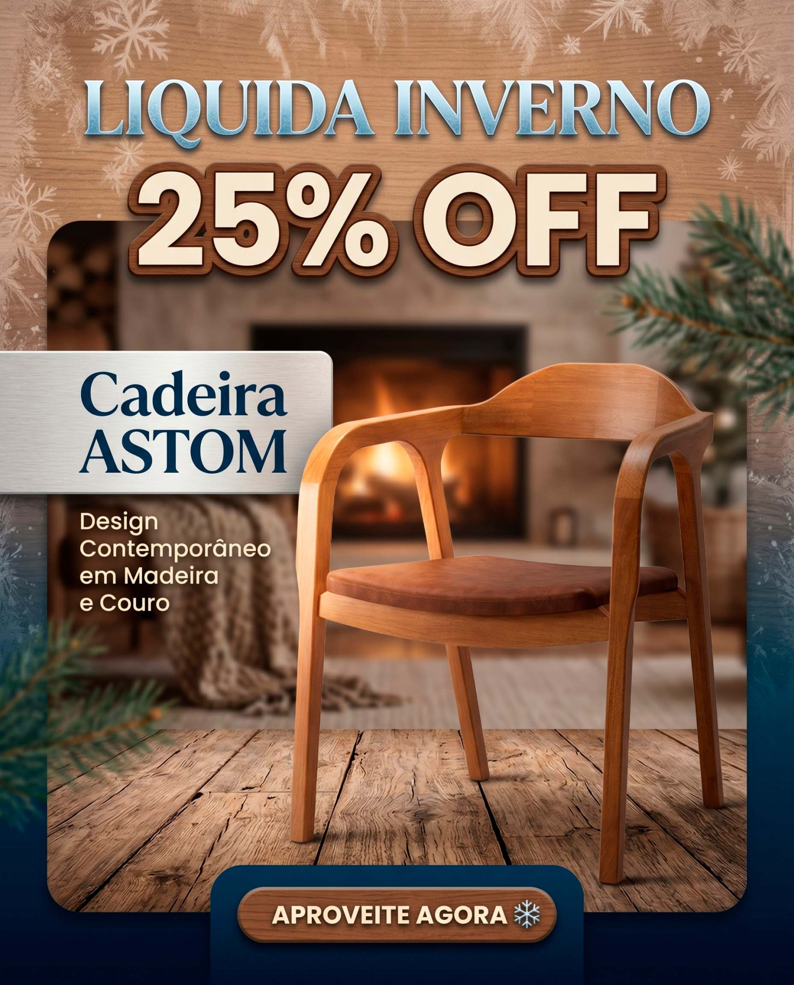 cadeira astom 25% off liquida inverno 